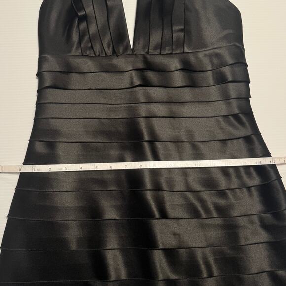 BCBGMAXAZRIA T Bandage Halter Bandage Dress VTG Women’s 10 Tiered Y2K 2000s Club - Picture 10 of 16